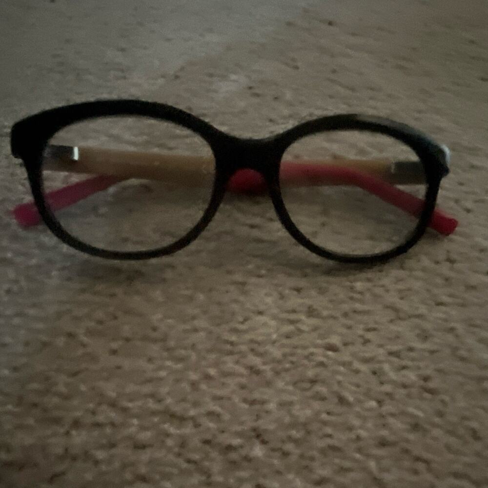 kate spade new york Multicolor Cat Eye Eyeglass Frames Plastic Full Rim